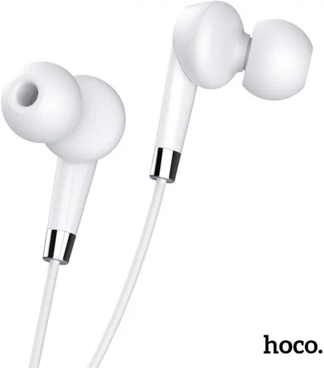 Hoco M58 Bedrade In-Ear Oordopjes 3.5mm Jack Headset Wit afbeelding 4
