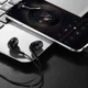 Hoco M40 Prosody Bedrade In-Ear Oordopjes 3.5mm Jack Headset Zwart afbeelding 2