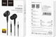 Hoco M1 Pro Bedrade In-Ear Oordopjes 3.5mm Jack Headset Zwart afbeelding 5