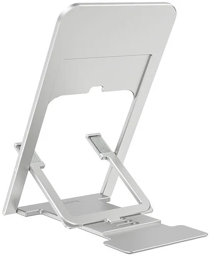 Hoco Universele Verstelbare Bureau Houder voor Smartphone Silver afbeelding 2