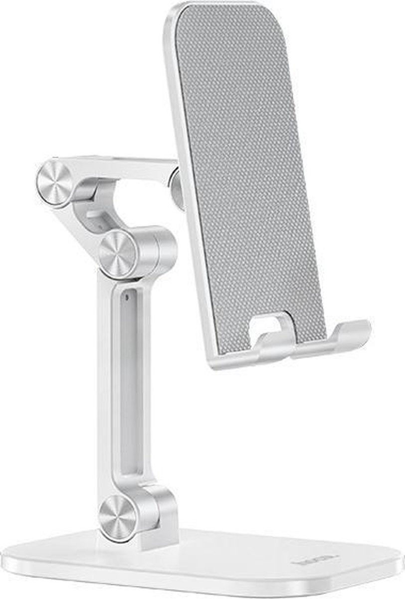 Hoco Verstelbare Opvouwbare Houder voor Smartphone en Tablet Wit afbeelding 1