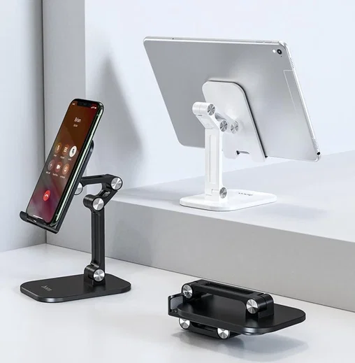 Hoco Verstelbare Opvouwbare Houder voor Smartphone en Tablet Wit afbeelding 6