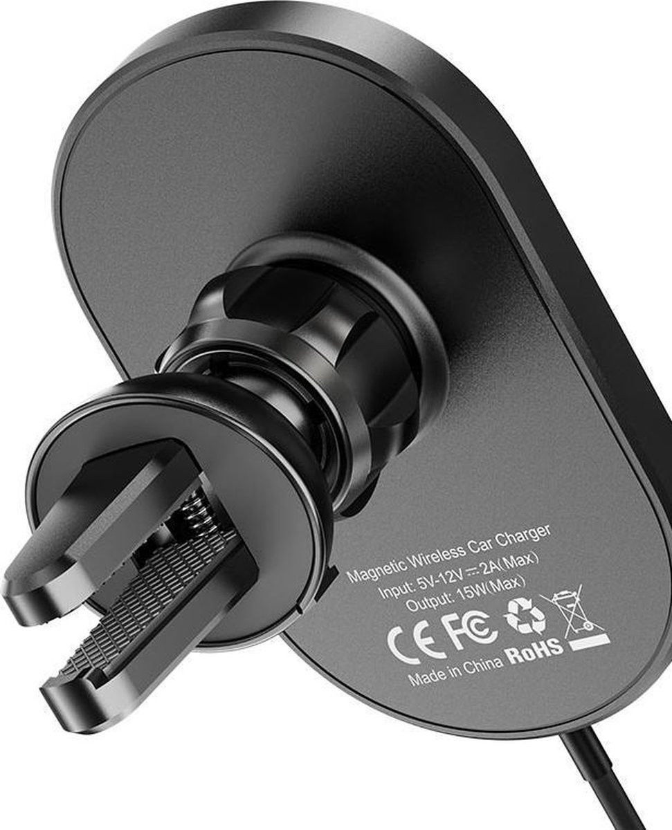 Hoco Magnetische Ventilatierooster MagSafe Telefoonhouder Auto 15W afbeelding 7