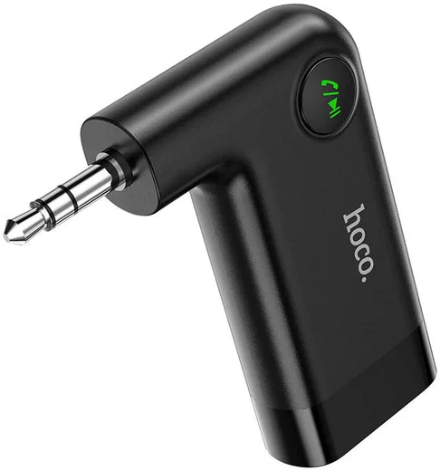 Hoco E53 Bluetooth Audio Receiver met 3.5MM Jack AUX Aansluiting Zwart afbeelding 1