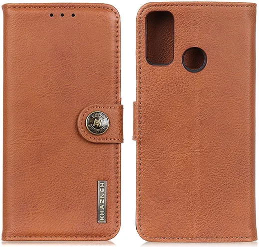 KHAZNEH Motorola G10 / G20 / G30 Hoesje Portemonnee Book Case Bruin afbeelding 4