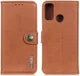 KHAZNEH Motorola G10 / G20 / G30 Hoesje Portemonnee Book Case Bruin afbeelding 4