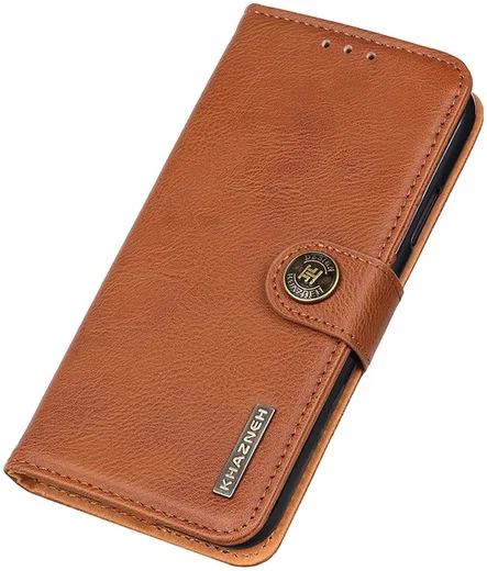 KHAZNEH Motorola G10 / G20 / G30 Hoesje Portemonnee Book Case Bruin afbeelding 7