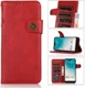Motorola Moto G100 Hoesje Portemonnee met Drukknoop Sluiting Rood afbeelding 9