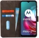 KHAZNEH Motorola Moto G10/G20/G30 Hoesje Retro Wallet Book Case Bruin afbeelding 1