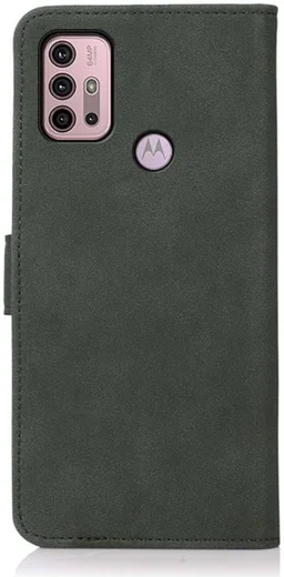 KHAZNEH Motorola Moto G10/G20/G30 Hoesje Retro Wallet Book Case Groen afbeelding 5