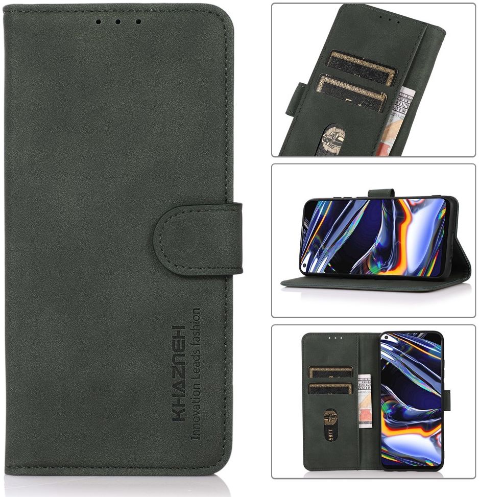 KHAZNEH Motorola Moto G10/G20/G30 Hoesje Retro Wallet Book Case Groen afbeelding 8