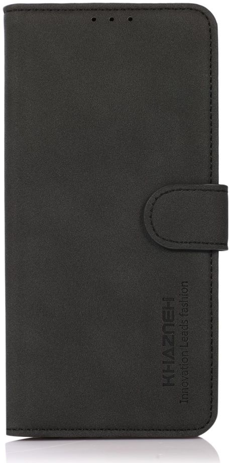 KHAZNEH Motorola Moto G10/G20/G30 Hoesje Retro Wallet Book Case Zwart afbeelding 2
