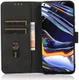 KHAZNEH Motorola Moto G10/G20/G30 Hoesje Retro Wallet Book Case Zwart afbeelding 1