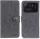 KHAZNEH Xiaomi Mi 11 Ultra Hoesje Retro Portemonnee Book Case Grijs afbeelding 4