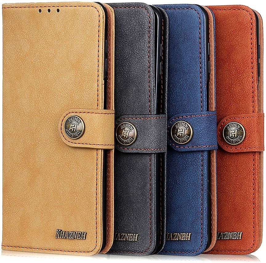KHAZNEH Xiaomi Mi 11 Ultra Hoesje Retro Portemonnee Book Case Grijs afbeelding 11