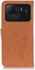 KHAZNEH Xiaomi Mi 11 Ultra Hoesje Portemonnee met Stand Bruin afbeelding 3