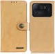 KHAZNEH Xiaomi Mi 11 Ultra Hoesje Portemonnee met Stand Khaki afbeelding 4