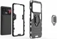 Xiaomi Mi 11 Ultra Hoesje Metalen Magnetische Ring Kickstand Zwart afbeelding 3