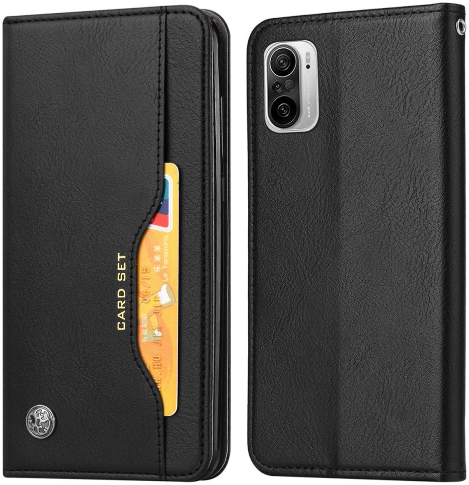 Xiaomi Poco F3 / Mi 11i Portemonnee Hoesje Bookcase Zwart afbeelding 2