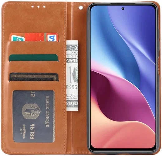 Xiaomi Poco F3 / Mi 11i Portemonnee Hoesje Bookcase Zwart afbeelding 5