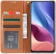 Xiaomi Poco F3 / Mi 11i Portemonnee Hoesje Bookcase Zwart afbeelding 5