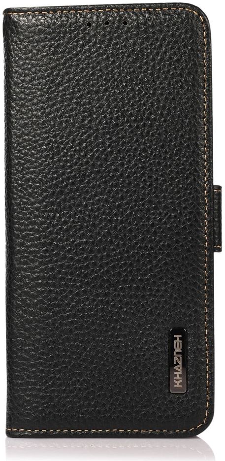 KHAZNEH Xiaomi Mi 11 Ultra Hoesje Portemonnee Echt Leer Zwart afbeelding 2