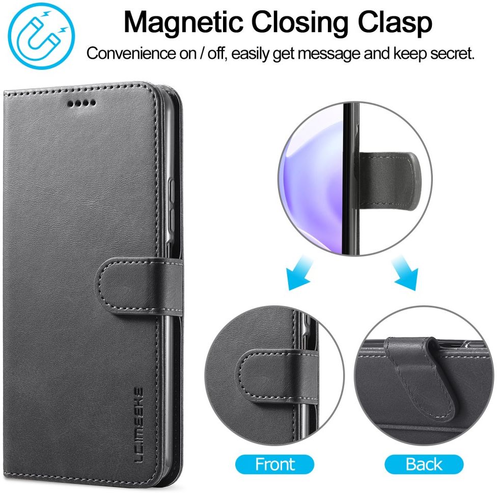 LC.IMEEKE Xiaomi Mi 11 Lite 4G/5G (NE) Hoesje Wallet Book Case Zwart afbeelding 7