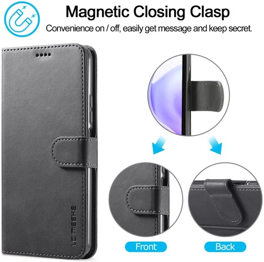 LC.IMEEKE Xiaomi Mi 11 Lite 4G/5G (NE) Hoesje Wallet Book Case Zwart afbeelding 7