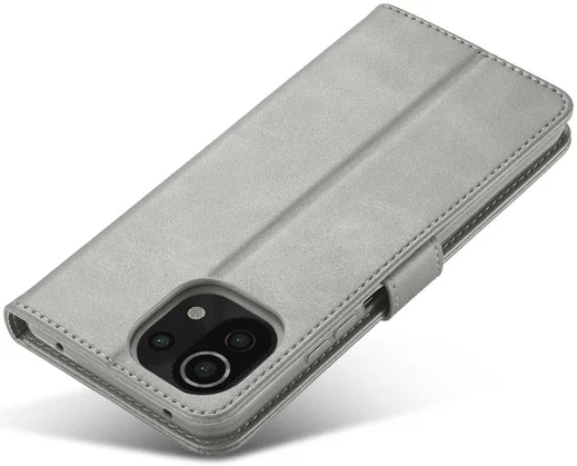 LC.IMEEKE Xiaomi Mi 11 Lite 4G/5G (NE) Hoesje Wallet Book Case Grijs afbeelding 11