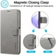 LC.IMEEKE Xiaomi Mi 11 Lite 4G/5G (NE) Hoesje Wallet Book Case Grijs afbeelding 7
