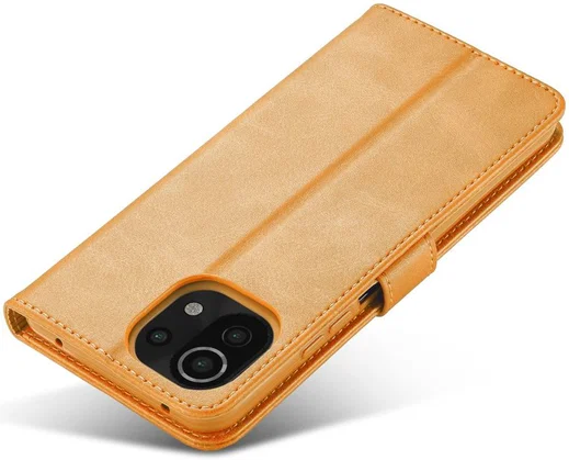 LC.IMEEKE Xiaomi Mi 11 Lite 4G/5G (NE) Hoesje Wallet Book Case Bruin afbeelding 11