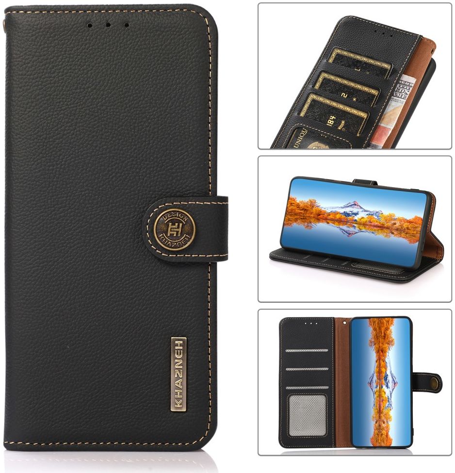 Xiaomi Mi 11 Lite 4G / 5G Hoesje RFID Portemonnee Echt Leer Zwart afbeelding 7