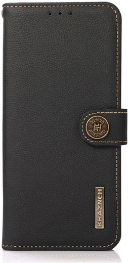 Xiaomi Mi 11 Lite 4G / 5G Hoesje RFID Portemonnee Echt Leer Zwart afbeelding 2