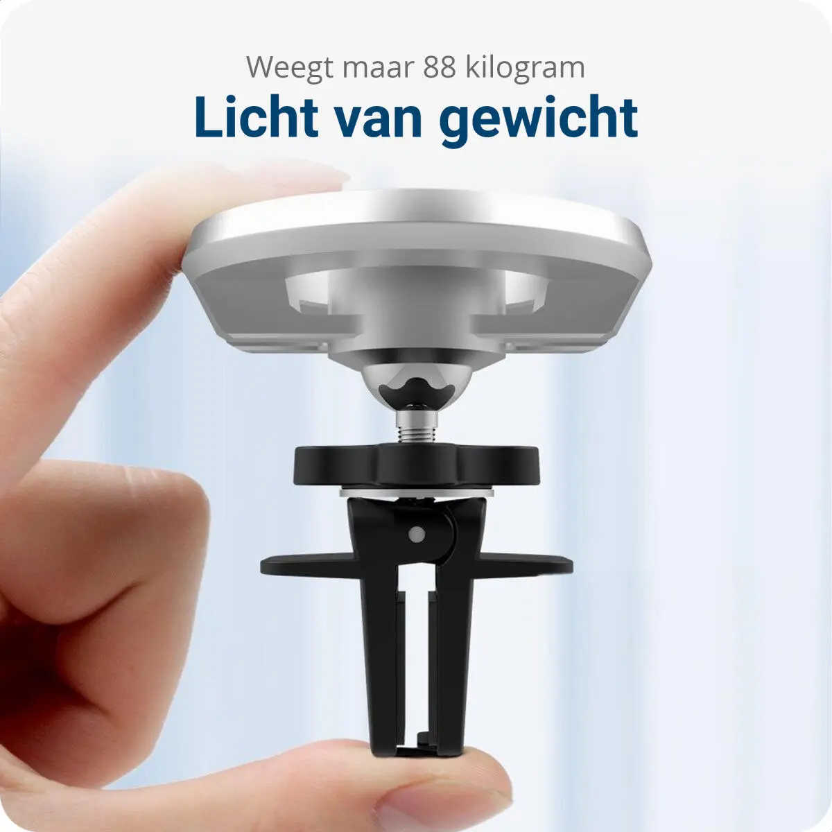 Magnetische MagSafe Houder - Auto Ventilatierooster - 360° Verstelbaar - Zwart afbeelding 5