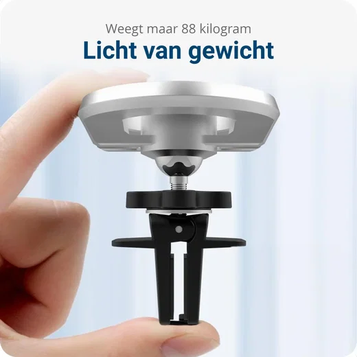 Magnetische MagSafe Houder - Auto Ventilatierooster - 360° Verstelbaar - Zwart afbeelding 5
