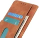 KHAZNEH Oppo A54 5G Hoesje Hoesje Retro Wallet Book Case Bruin afbeelding 7
