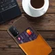 Oppo A54 5G / A74 5G Hoesje met Kaartsleuf Back Cover Oranje afbeelding 2