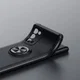 Oppo A74 5G Hoesje Metalen Magnetische Ring Kickstand Zwart afbeelding 11