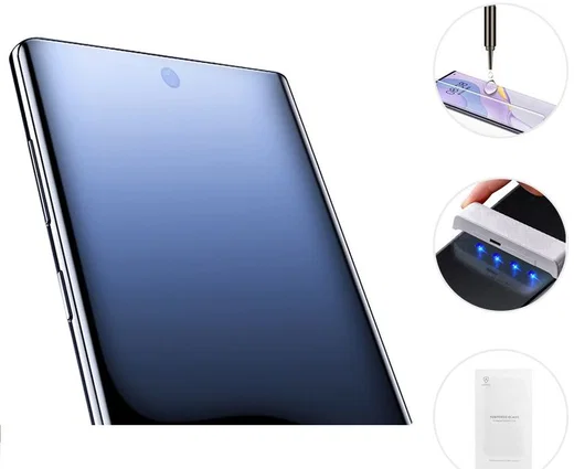 Samsung Galaxy S20 Screen Protector Tempered UV Glass Full Cover afbeelding 5