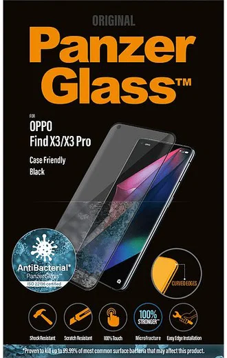 PanzerGlass Oppo Find X3 Pro Case Friendly Screen Protector afbeelding 1