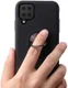 Samsung Galaxy A12 Hoesje met Metalen Magnetische Ring Kickstand Zwart afbeelding 2