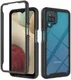 Samsung Galaxy A12 Hoesje Volledig Schokbestendig Hybride Cover Zwart afbeelding 1