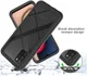 Samsung Galaxy A02s Hoesje Volledig Schokbestendig Hybride Cover Blauw afbeelding 2