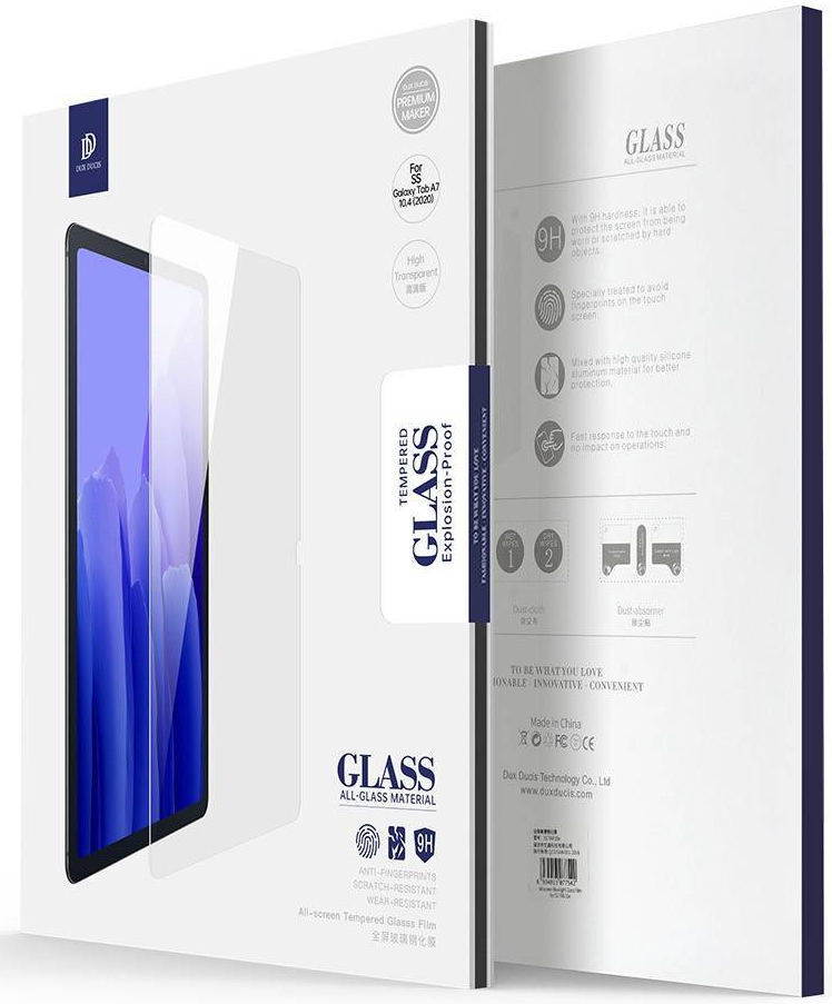 Dux Ducis Samsung Galaxy Tab S7+ / S7 FE / S8+ Tempered Glass Screen Protector afbeelding 2