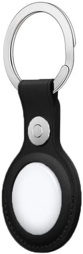 Rosso Deluxe Apple AirTag Sleutelhanger Echt Leer Hoesje Zwart afbeelding 7