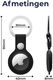 Rosso Element Apple AirTag Sleutelhanger Kunstleer Hoesje Zwart afbeelding 9