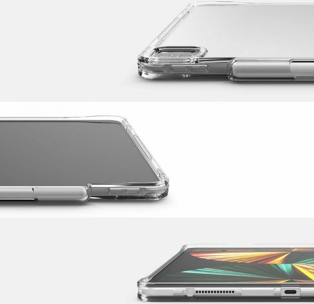 Ringke Fusion Apple iPad Pro 12.9 (2021) Hoes Transparant afbeelding 8