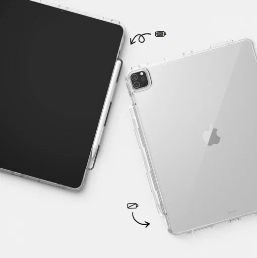Ringke Fusion Apple iPad Pro 12.9 (2021) Hoes Transparant afbeelding 9