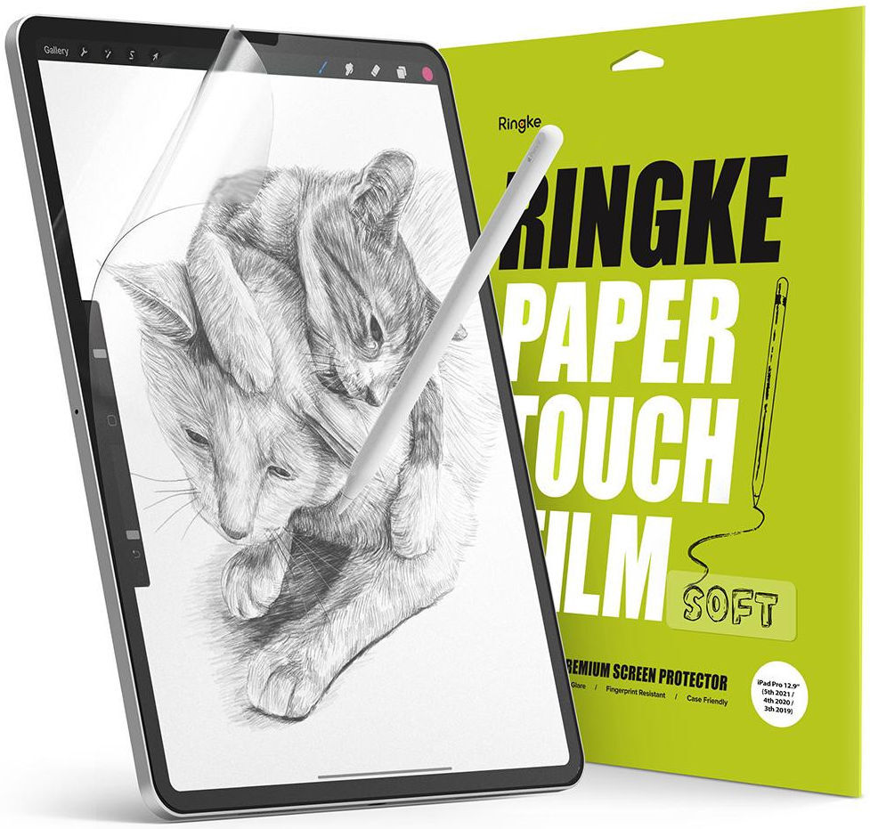 Ringke Apple iPad Pro 12.9 Paper Touch Soft Sceen Protector afbeelding 1
