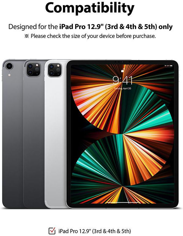 Ringke Apple iPad Pro 12.9 (2021) Paper Touch Hard Sceen Protector afbeelding 4